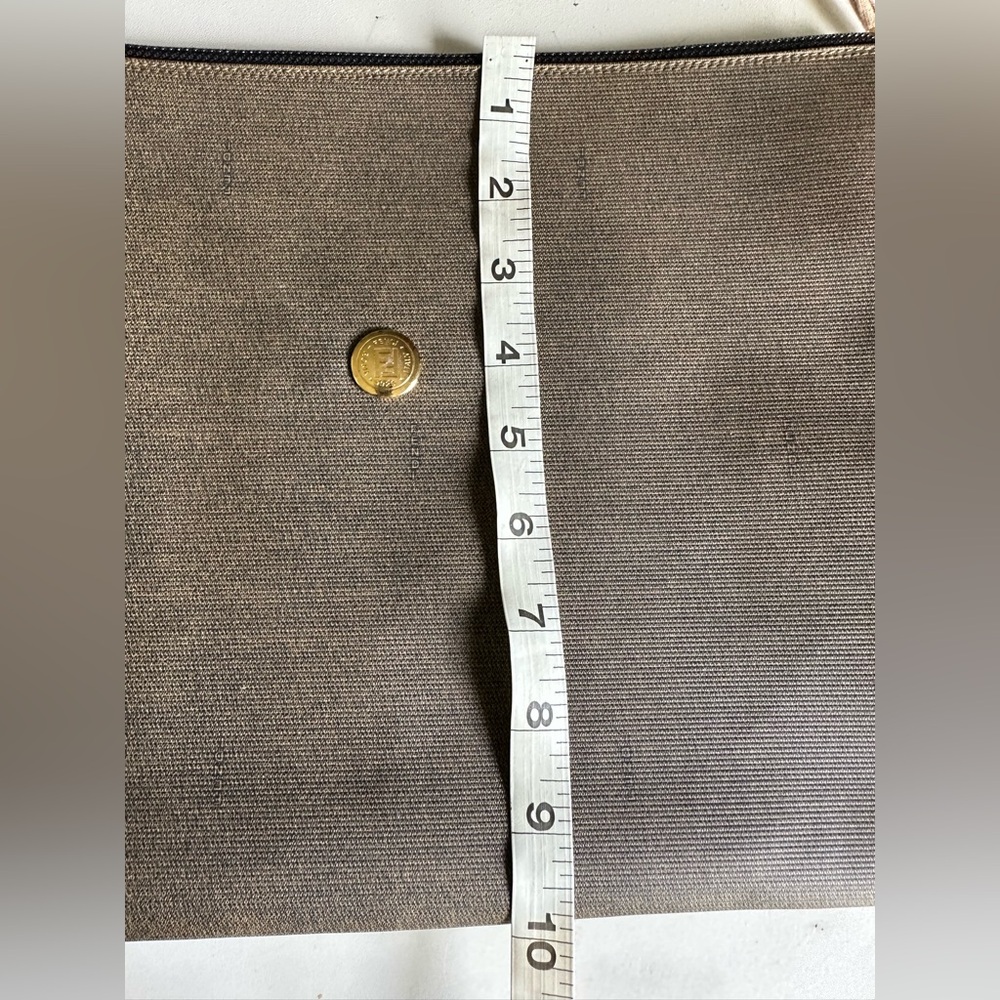 Fendi‎ Brown Clutch with Gold Accents - Picture 9 of 13
